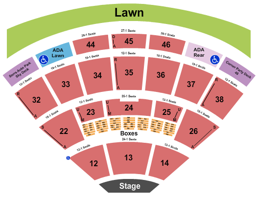 Blossom Music Center Idina Menzel Seating Chart